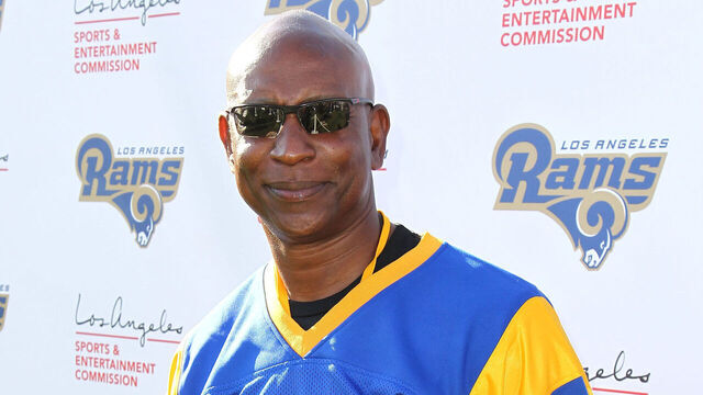 LOS ANGELES, CA - JUNE 16: Former NFL player Eric Dickerson attends LASEC Hosts NFL All-Access With The Los Angeles Rams at Los Angeles Memorial Coliseum on June 16, 2016 in Los Angeles, California.