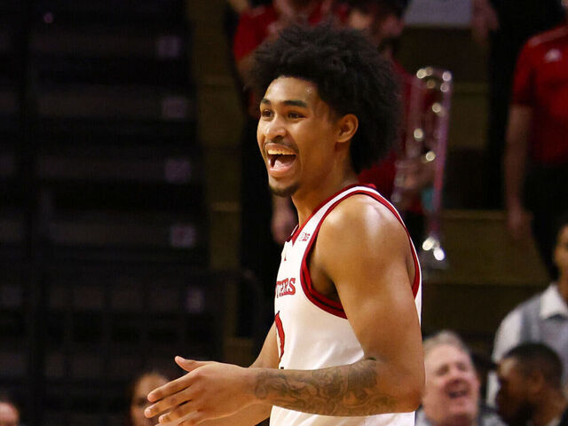 PISCATAWAY, NEW JERSEY - DECEMBER 30: Dylan Harper #2 of the Rutgers Scarlet Knights reacts during the second half of their game against the Columbia Lions at Jersey Mike's Arena on December 30, 2024 in Piscataway, New Jersey.