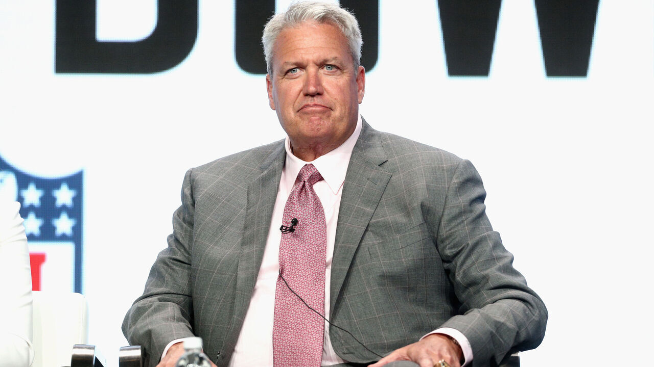 BEVERLY HILLS, CA - JULY 26: Former NFL coach & ESPN analyst Rex Ryan of 'ESPN's Sunday's NFL Countdown' speaks onstage during the ESPN portion of the 2017 Summer Television Critics Association Press Tour at The Beverly Hilton Hotel on July 26, 2017 in Beverly Hills, California.