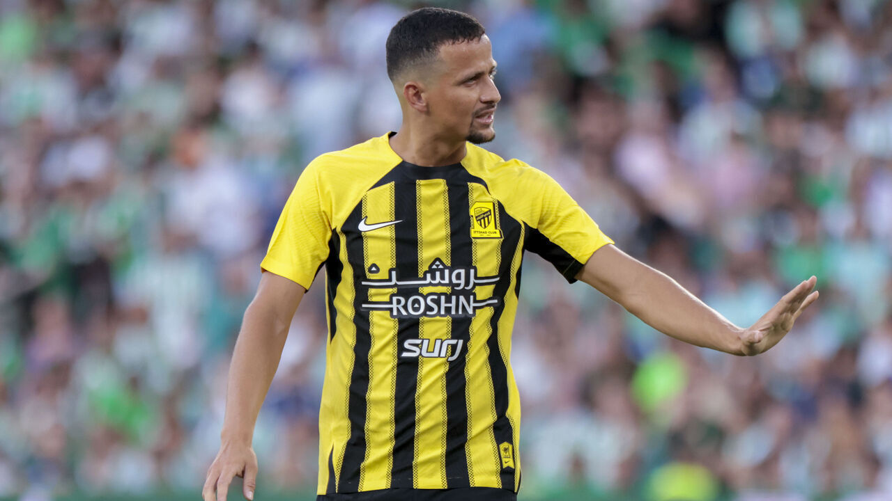Luiz Felipe of Al-Ittihad Club is in action during the pre-season friendly match between Real Betis and Al-Ittihad Club at Benito Villamarin in Seville, Spain, on August 03, 2024.
