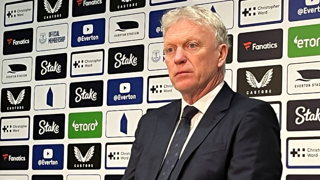 New Everton manager David Moyes during the press conference at Finch Farm, Liverpool. Picture date: Monday January 13, 2025.