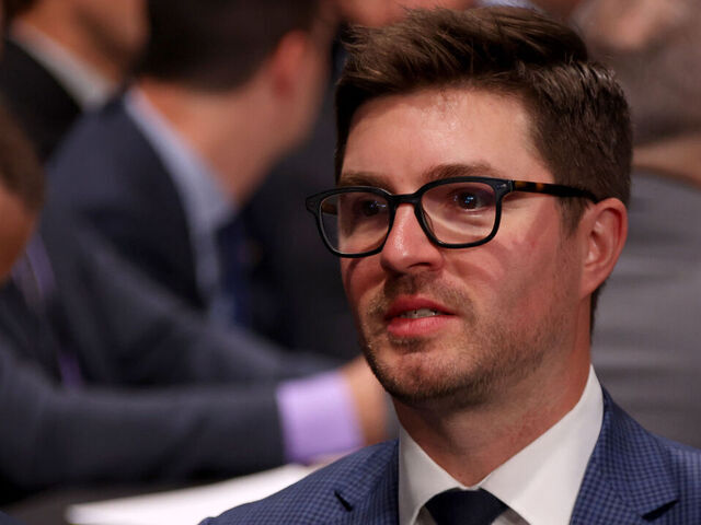 NASHVILLE, TENNESSEE - JUNE 29: Kyle Dubas of the Toronto Maple Leafs looks on during the 2023 Upper Deck NHL Draft - Rounds 2-7 at Bridgestone Arena on June 29, 2023 in Nashville, Tennessee.