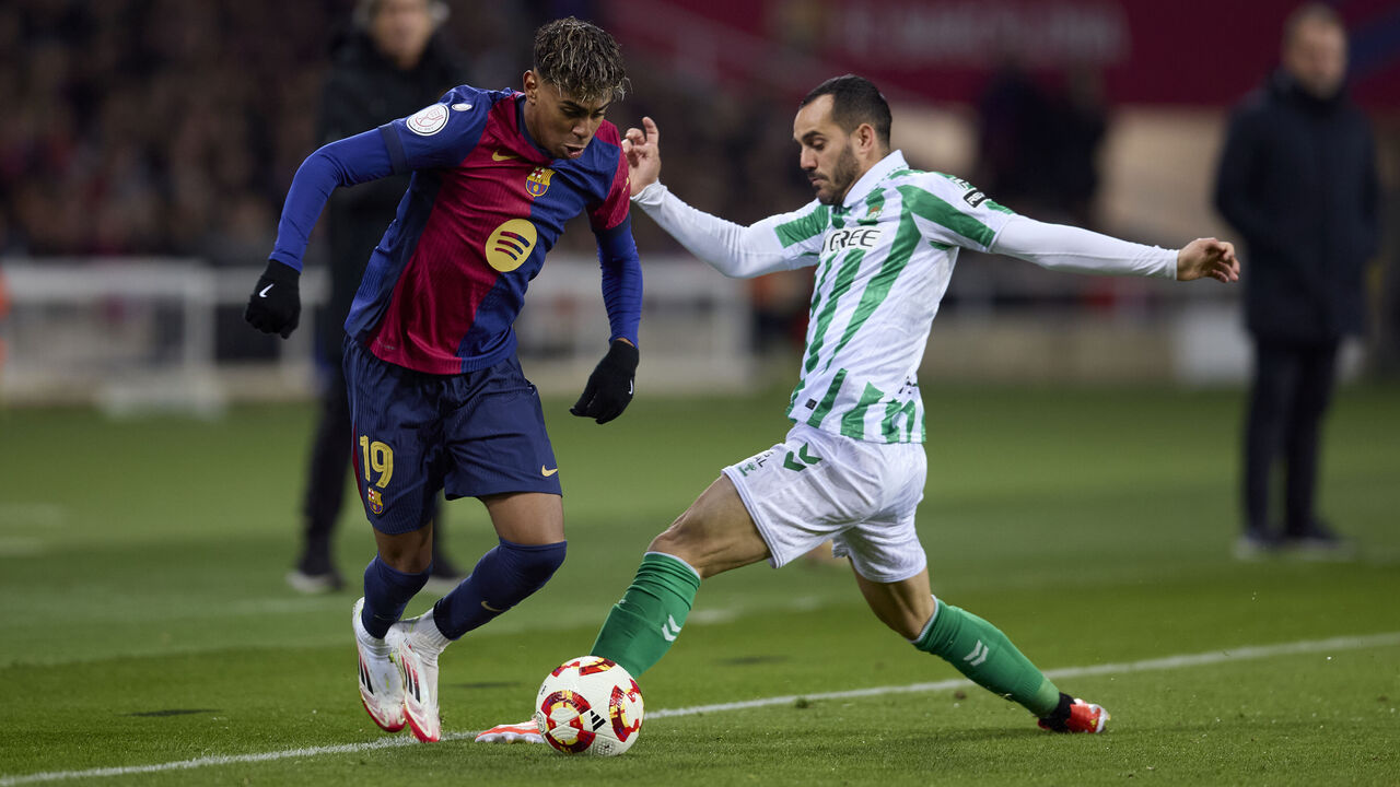 Yamal drives dominant Barca past Betis into Copa del Rey quarters | theScore.com