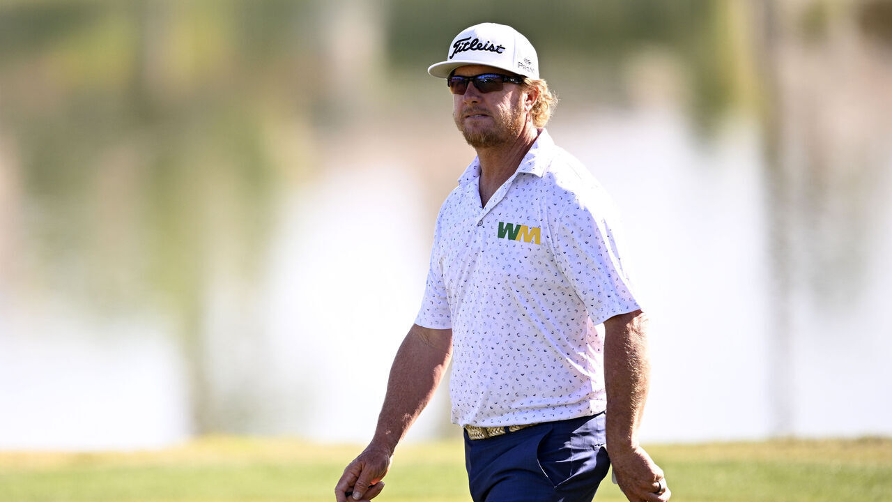 LA QUINTA, CALIFORNIA - JANUARY 17: Charley Hoffman of the United States walks on the 18th green during the second round of The American Express 2025 at Nicklaus Tournament Course on January 17, 2025 in La Quinta, California.