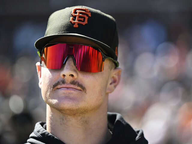 SAN FRANCISCO, CALIFORNIA - SEPTEMBER 29: Matt Chapman #26 of the San Francisco Giants stands on the field after their game against the St. Louis Cardinals at Oracle Park on September 29, 2024 in San Francisco, California.