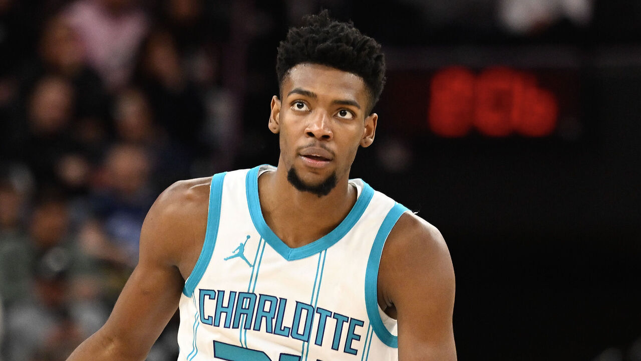 SALT LAKE CITY, UTAH - JANUARY 15: Brandon Miller #24 of the Charlotte Hornets in action during the first half of a game against the Utah Jazz at Delta Center on January 15, 2025 in Salt Lake City, Utah.