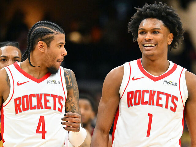 Amen has triple-double, Rockets beat East-leading Cavs for | theScore