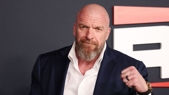 US business executive and former pro-wrestler Paul Levesque aka Triple H, attends Netflix's "WWE Monday Night RAW" premiere at the Intuit Dome in Inglewood, California on January 6, 2025.