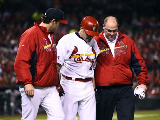 Report: Cardinals' Molina tried to talk his way into Game 5 lineup
