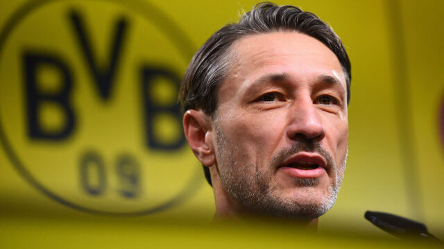 Borussia Dortmund's new Croatian head coach Niko Kovac speaks during a presentation press conference in Dortmund, western Germany, on February 4, 2025.