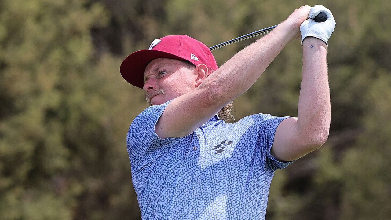 ADELAIDE, AUSTRALIA - FEBRUARY 13: Cameron Smith of team Ripper GC during the Pro-AM ahead of LIV Golf at The Grange Golf Club on February 13, 2025 in Adelaide, Australia.