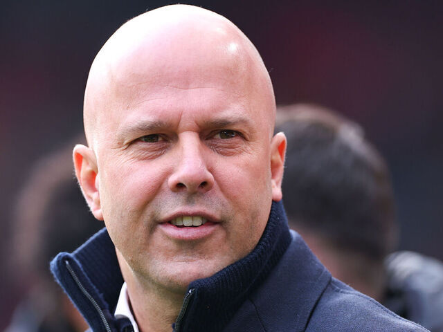 LIVERPOOL, ENGLAND - FEBRUARY 16: Arne Slot manager / head coach of Liverpool during the Premier League match between Liverpool FC and Wolverhampton Wanderers FC at Anfield on February 16, 2025 in Liverpool, England.