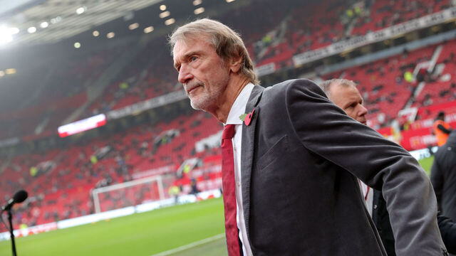 MANCHESTER, ENGLAND - NOVEMBER 10: Sir Jim Ratcliffe at OId Trafford ahead of the Premier League match between Manchester United and Leicester City at Old Trafford on November 10, 2024 in Manchester, United Kingdom.