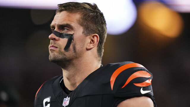 ARLINGTON, TX - DECEMBER 09: Sam Hubbard #94 of the Cincinnati Bengals looks on from the sideline prior to an NFL football game against the Dallas Cowboys at AT&T Stadium on December 9, 2024 in Arlington, Texas.
