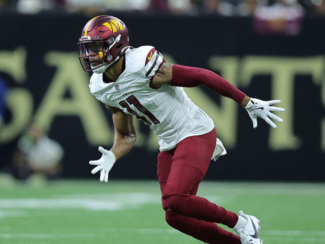 NEW ORLEANS, LOUISIANA - DECEMBER 15: Jeremy Chinn #11 of the Washington Commanders in action against the New Orleans Saints during a game at Caesars Superdome on December 15, 2024 in New Orleans, Louisiana.
