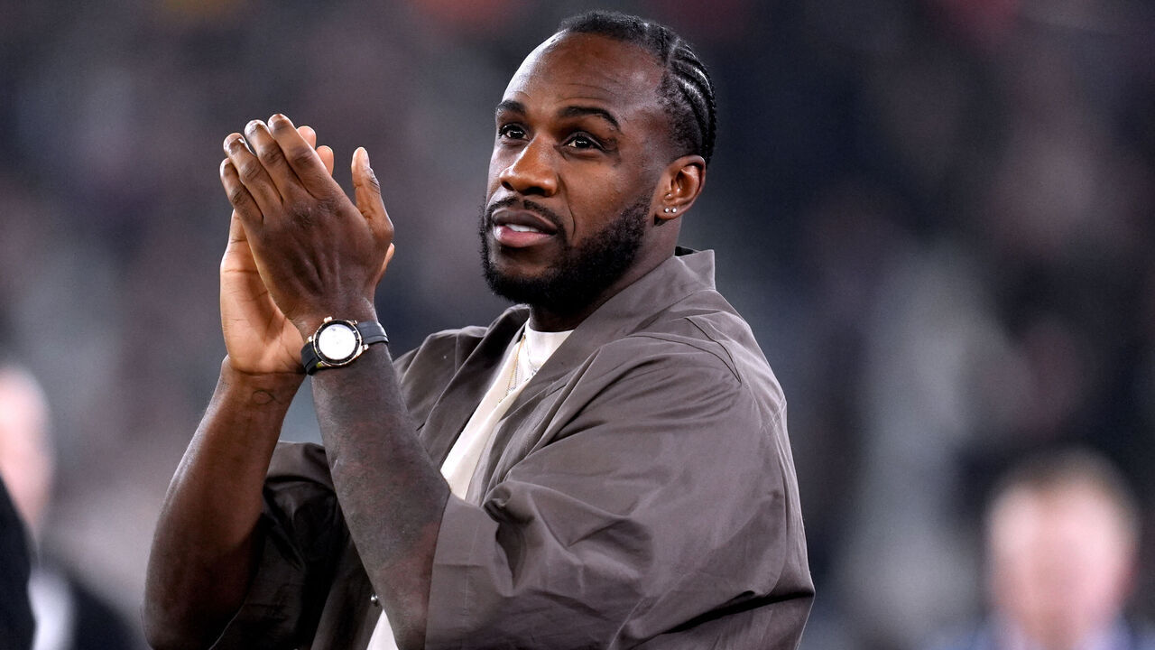 West Ham United's Michail Antonio on the pitch before the Premier League match at the London Stadium. Picture date: Monday March 10, 2025.