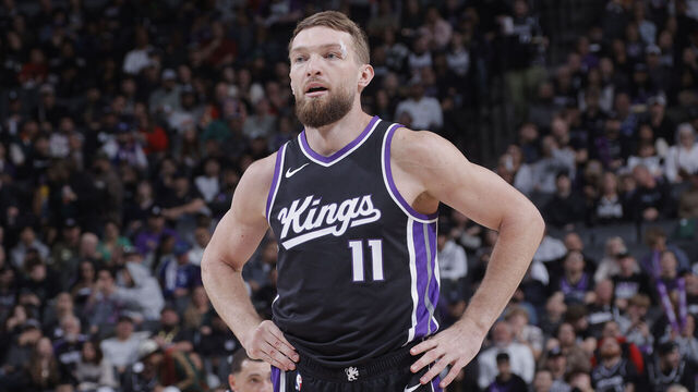 SACRAMENTO, CA - MARCH 17: Domantas Sabonis #11 of the Sacramento Kings during the game against the Memphis Grizzlies on March 17, 2025 at Golden 1 Center in Sacramento, California. Mandatory Copyright Notice: Copyright 2025 NBAE