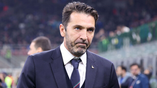 MILAN, ITALY - NOVEMBER 17, 2024: Team coordinator Gianluigi Buffon of Italy before the UEFA Nations League Group A2 match between Italy and France at Stadio Giuseppe Meazza.
