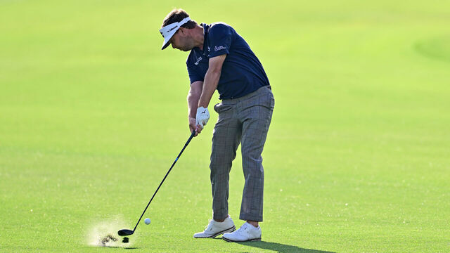 PALM HARBOR, FLORIDA - MARCH 20: Keith Mitchell of the United States plays a shot on the 14th hole during the first round of the Valspar Championship 2025 at Innisbrook Resort and Golf Club on March 20, 2025 in Palm Harbor, Florida.