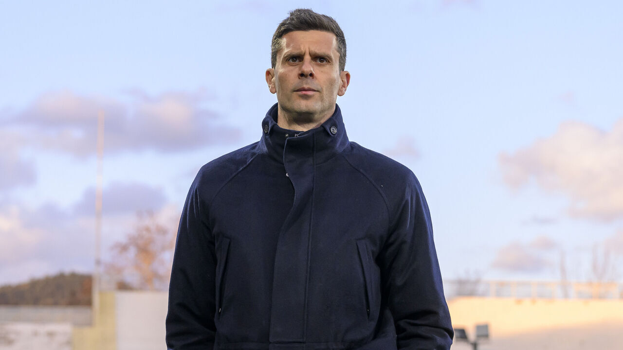 ARTEMIO FRANCHI STADIUM, FLORENCE, ITALY - 2025/03/16: Thiago Motta, Head coach of Juventus FC, looks in during the Serie A football match between ACF Fiorentina and Juventus FC. Fiorentina won 3-0 over Juventus.