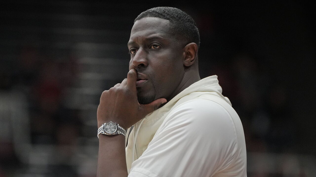 PALO ALTO, CALIFORNIA - MARCH 22: Norfolk State University Spartans Head Coach Larry Vickers watches action against the Stanford Cardinal during the first round of the 2024 NCAA Women's Basketball Tournament held at Stanford Maples Pavilion on March 22, 2024 in Palo Alto, California.