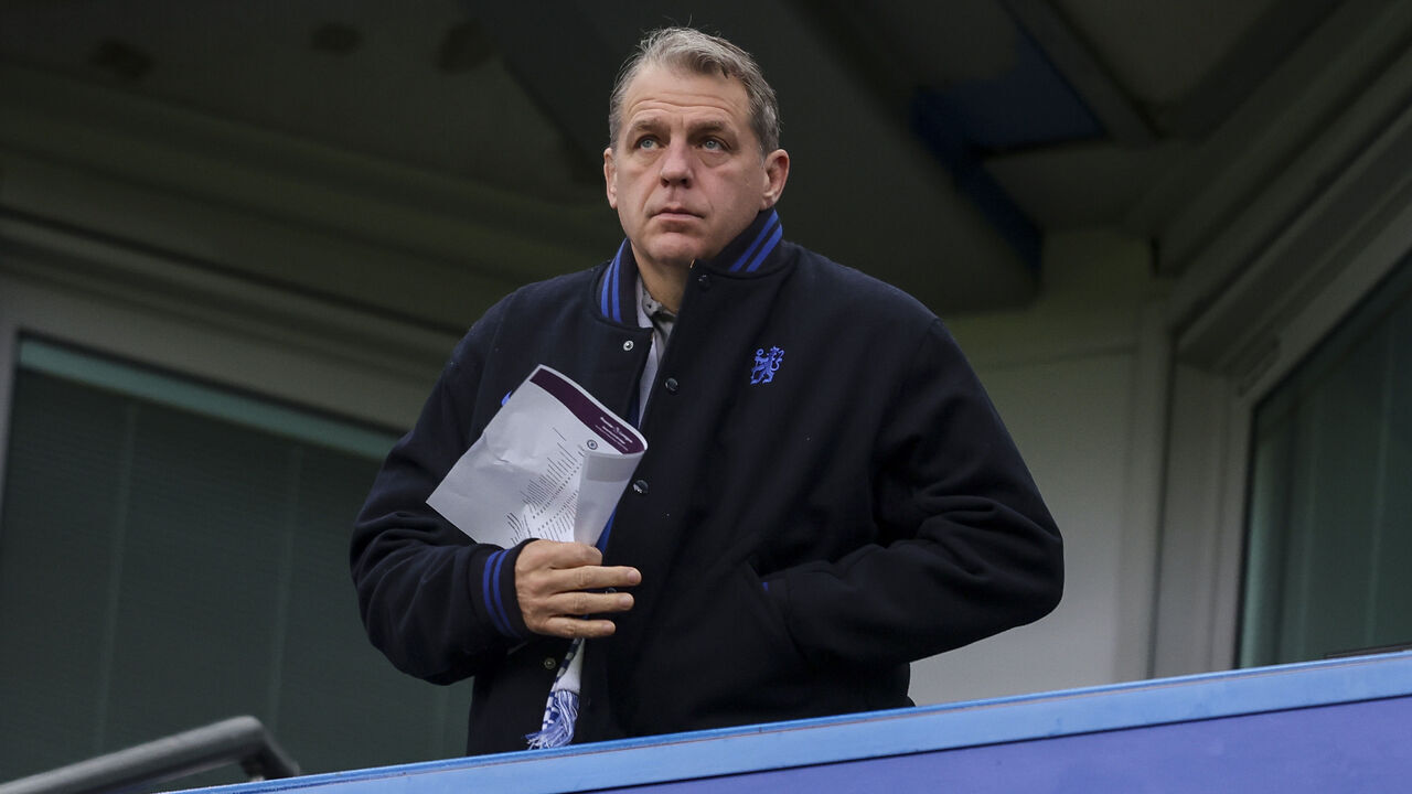 LONDON, ENGLAND - DECEMBER 01: Chelsea Chairman and co-owner Todd Boehly during the Premier League match between Chelsea FC and Aston Villa FC at Stamford Bridge on December 01, 2024 in London, England.