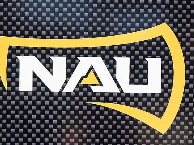 TEMPE, AZ - SEPTEMBER 01: Northern Arizona Lumberjacks logo before the college football game between the Northern Arizona Lumberjacks and the Arizona State Sun Devils on September 1, 2022 at Sun Devil Stadium in Tempe, Arizona.