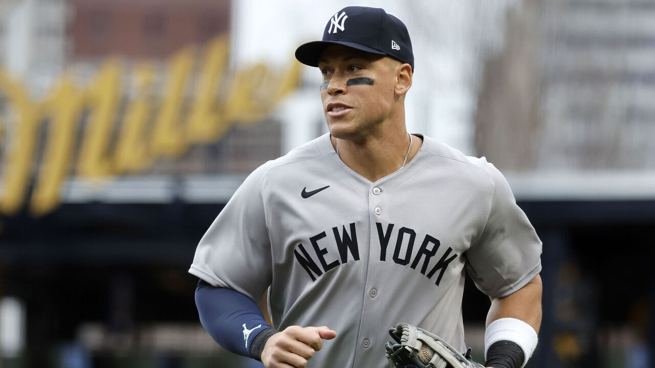 PITTSBURGH, PA - APRIL 04: Aaron Judge #99 of the New York Yankees in action against the Pittsburgh Pirates during the home opener at PNC Park on April 4, 2025 in Pittsburgh, Pennsylvania.
