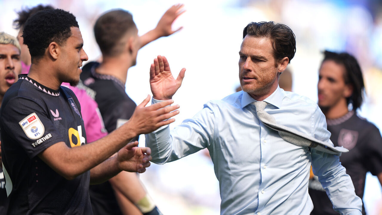 Burnley manager Scott Parker after the Sky Bet Championship match at the Coventry Building Society Arena, Coventry. Picture date: Saturday April 5, 2025.
