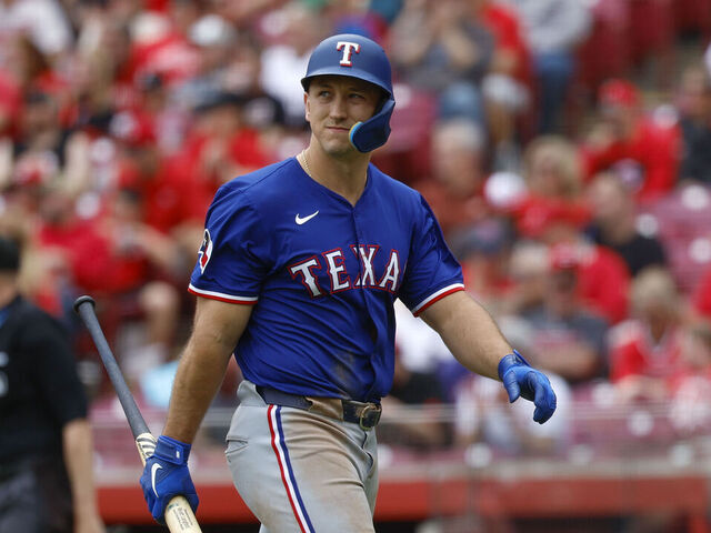 Rangers' Langford lands on IL with oblique strain | theScore.com