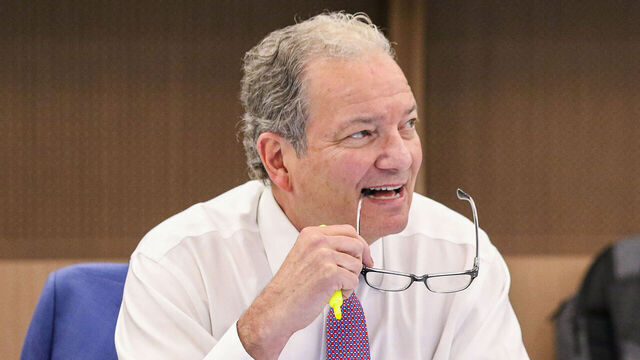 ST. PAUL, MINNESOTA - JULY 24: Senior Advisor Ray Shero of the Minnesota Wild attends rounds 2-7 of the 2021 NHL Entry Draft at TRIA Rink on July 24, 2021 in St. Paul, Minnesota.
