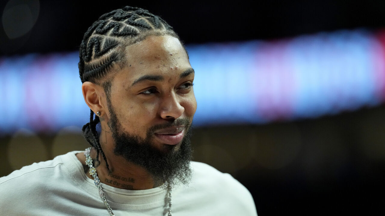 PORTLAND, OREGON - MARCH 16: Brandon Ingram #3 of the Toronto Raptors looks on during the second half against the Portland Trail Blazers at Moda Center on March 16, 2025 in Portland, Oregon.