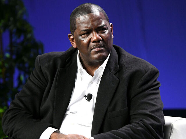 BEVERLY HILLS, CALIFORNIA - APRIL 29: Joe Dumars participates in a panel discussion during the annual Milken Institute Global Conference at The Beverly Hilton Hotel on April 29, 2019 in Beverly Hills, California.