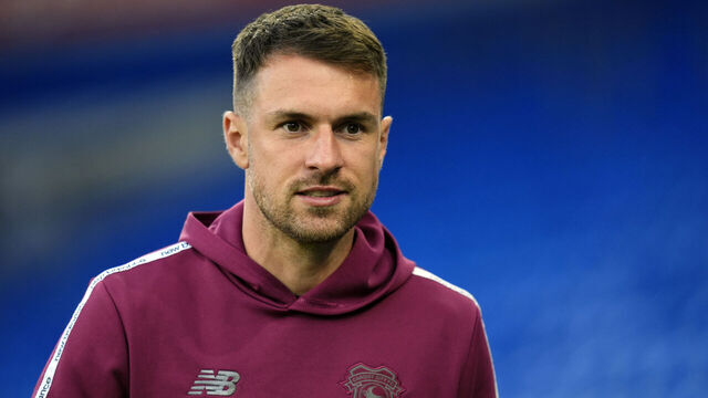 Cardiff City's Aaron Ramsay during the Carabao Cup second round match at the Cardiff City Stadium. Picture date: Wednesday August 28, 2024.