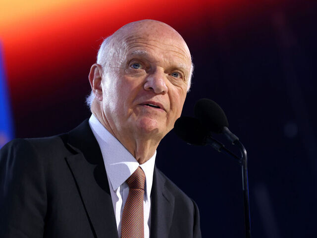 LAS VEGAS, NEVADA - JUNE 28: President and general manager Lou Lamoriello of the New York Islanders speaks onstage during the first round of the 2024 Upper Deck NHL Draft at Sphere on June 28, 2024 in Las Vegas, Nevada.