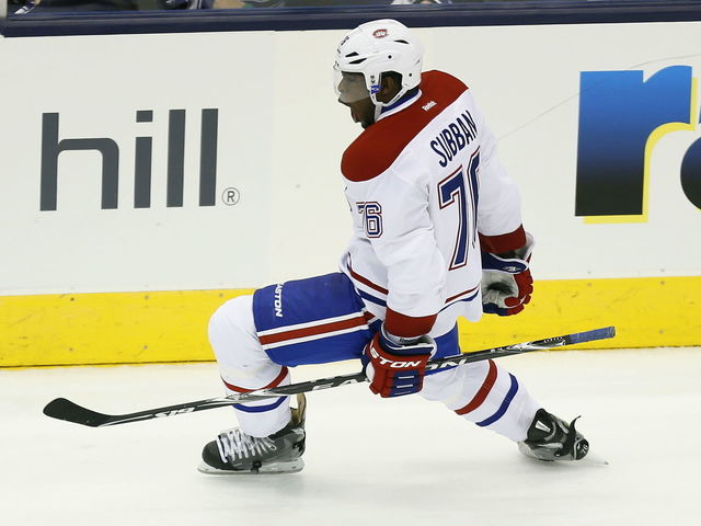 Pk subban signed shop winter classic jersey