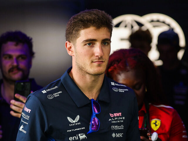 MIAMI, FLORIDA - MAY 4: Jack Doohan of Australia and Alpine F1 Team exits the FIA garage during the F1 Grand Prix of Miami at Miami International Autodrome on May 4, 2025 in Miami, United States.
