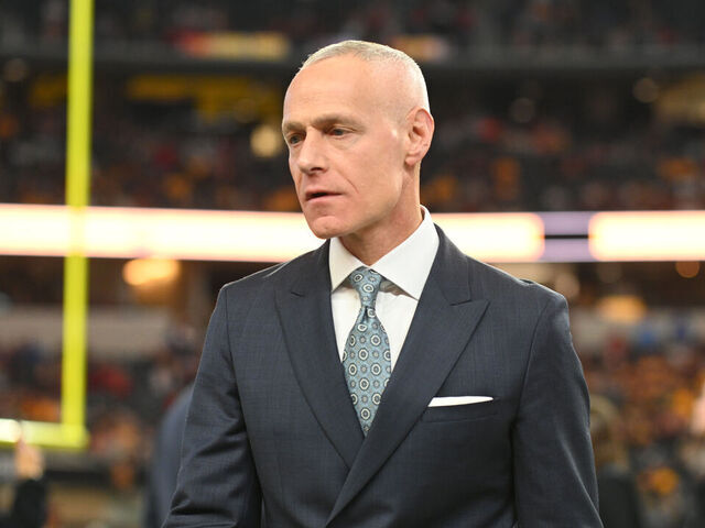 ARLINGTON, TX - NOVEMBER 20: Big XII commissioner Brett Yormark watches action during Big XII conference championship game between the Arizona State Sun Devils and the Iowa State Cyclones on December 6, 2024 at AT&T Stadium in Arlington, TX.