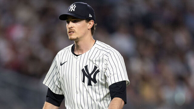 NEW YORK, NEW YORK - MAY 02: Max Fried #54 of the New York Yankees throws a pitch during the fourth inning of the game against the Tampa Bay Rays at Yankee Stadium on May 02, 2025 in New York City.