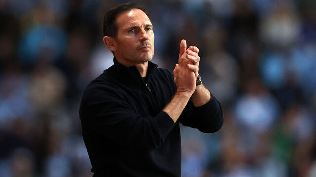 COVENTRY, ENGLAND - MAY 09: Frank Lampard manager / head coach of Coventry City during the Sky Bet Championship Play-Off Semi Final First Leg match between Coventry City and AFC Sunderland at The Coventry Building Society Arena on May 09, 2025 in Coventry, England.