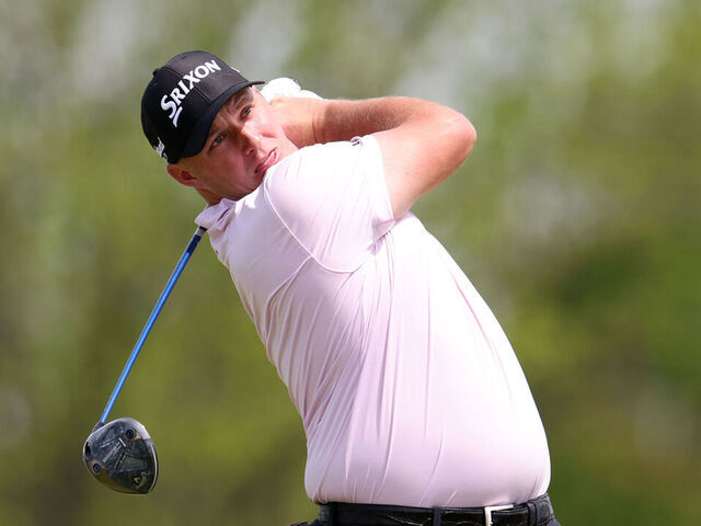 FLOURTOWN, PENNSYLVANIA - MAY 11: Sepp Straka of Austria plays his shot from the fourth tee during the final round of the Truist Championship 2025 at The Wissahickon at Philadelphia Cricket Club on May 11, 2025 in Flourtown, Pennsylvania.