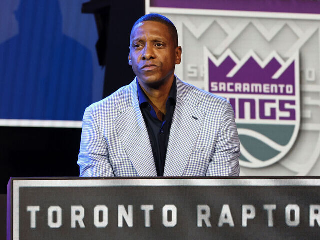 CHICAGO, IL - MAY 12: President Masai Ujiri of the Toronto Raptors looks on during 2025 NBA Draft Lottery on May 12, 2025 in Chicago, Illinois at McCormick Convention Center. Mandatory Copyright Notice: Copyright 2025 NBAE