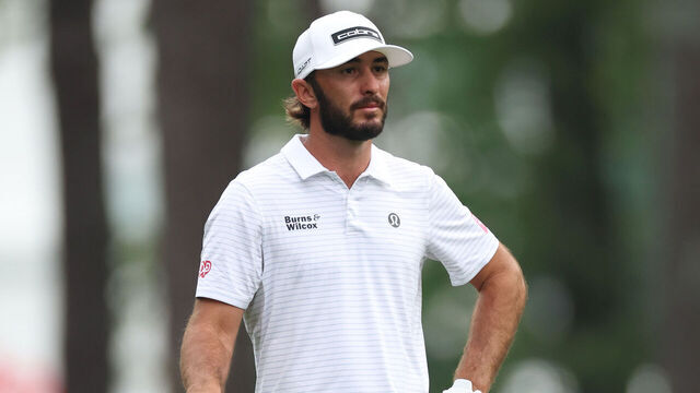 CHARLOTTE, NORTH CAROLINA - MAY 16: Max Homa of the United States looks down the 10th hole during the second round of the PGA Championship at Quail Hollow Country Club on May 16, 2025 in Charlotte, North Carolina.