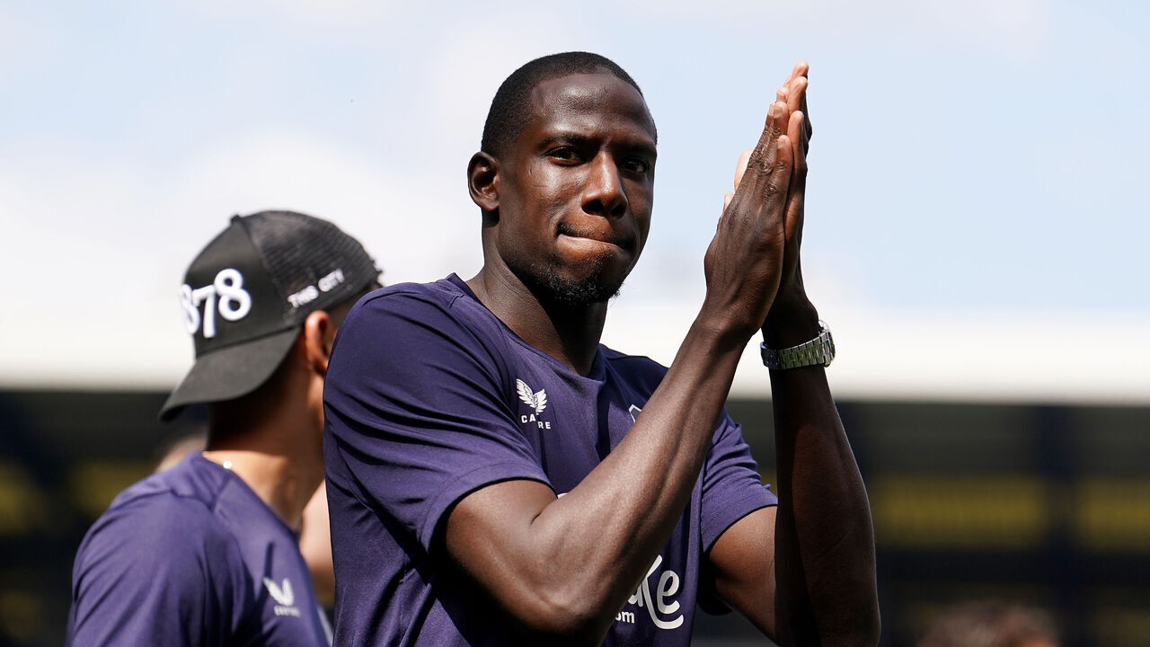 Everton's Abdoulaye Doucoure after the Premier League match at Goodison Park, Liverpool. Picture date: Sunday May 18, 2025.