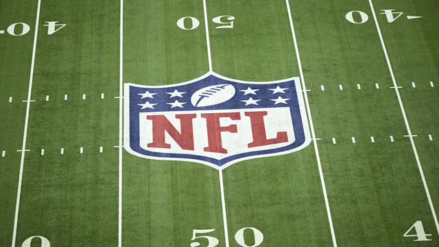 Football: Super Bowl LIX: A view of the NFL Logo displayed on the field during the Philadelphia Eagles vs Kansas City Chiefs game at Caesar's Superdome. New Orleans, LA 2/9/2025 CREDIT: Kohjiro Kinno (Set Number: X164677 TK1)