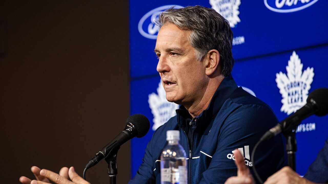 Toronto, ON - September 18: Maple leaf's President Brendan Shanahan speaks during the Toronto Maple Leafs media day. PD Nick Lachance/Toronto Star Nick Lachance/Toronto Star (Nick Lachance/Toronto Star via Getty Images)