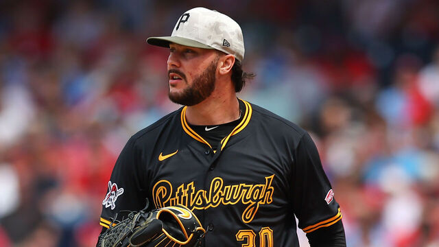 PHILADELPHIA, PA - MAY 18: Paul Skenes #30 of the Pittsburgh Pirates pitches during the game against the Philadelphia Phillies on May 18, 2025 at Citizens Bank Park in Philadelphia, Pennsylvania.