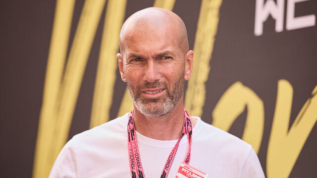 MONTE-CARLO, MONACO - MAY 24: Former football player Zinedine Zidane lo in the Paddock during the Qualifying Session ahead F1 Grand Prix of Monaco at Circuit de Monaco on May 24, 2025 in Monte-Carlo, Monaco.