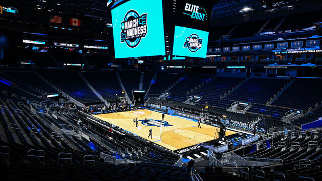 SAN FRANCISCO, CALIFORNIA - MARCH 29: A general view of Chase Center before a game between the Florida Gators and the Texas Tech Red Raiders in the Elite Eight round of the 2025 NCAA Men's Basketball Tournament held at Chase Center on March 29, 2025 in San Francisco, California.