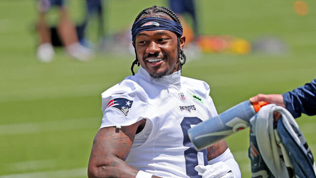 Foxboro, MA - June 2 - New England Patriots Stefon Diggs during Patriots OTA's at Gillette Stadium.